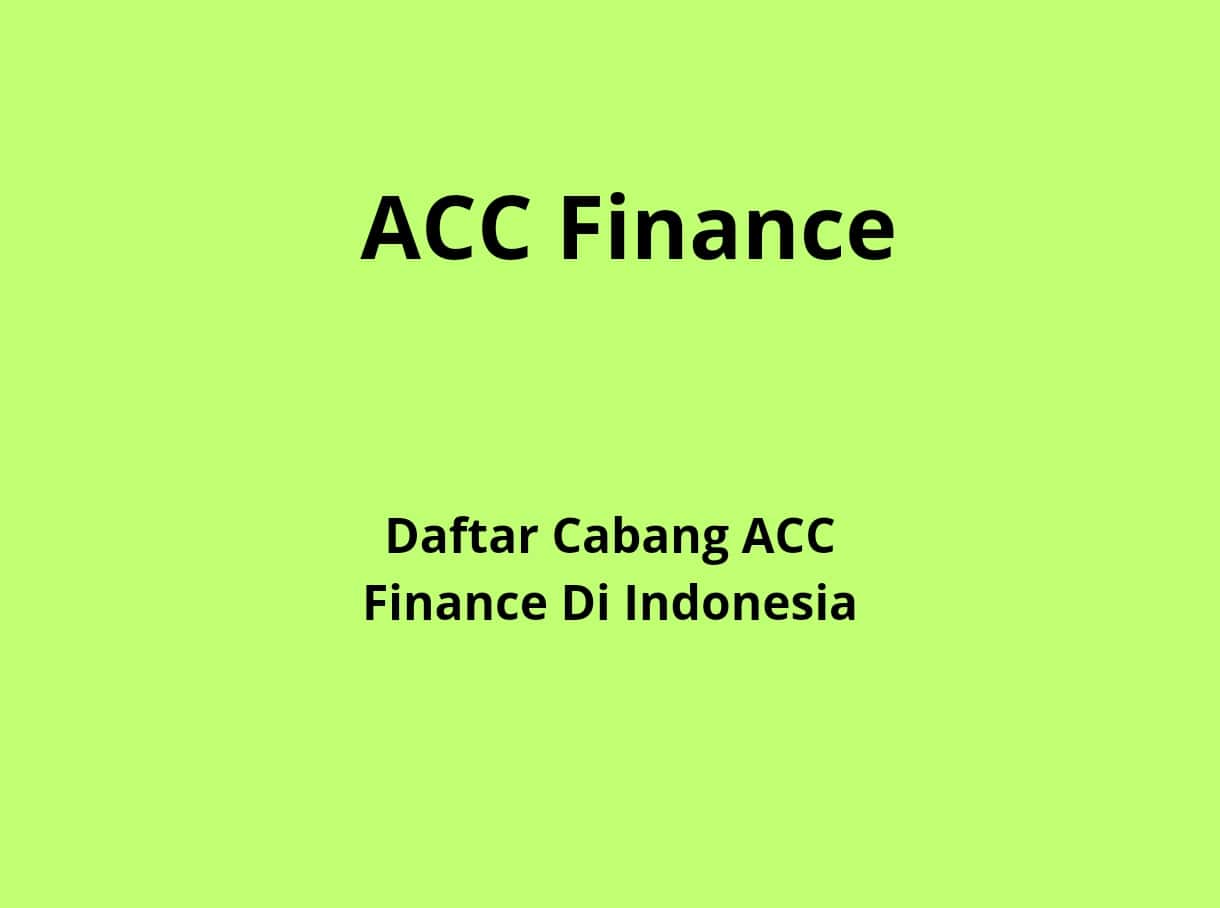 Acc Finance