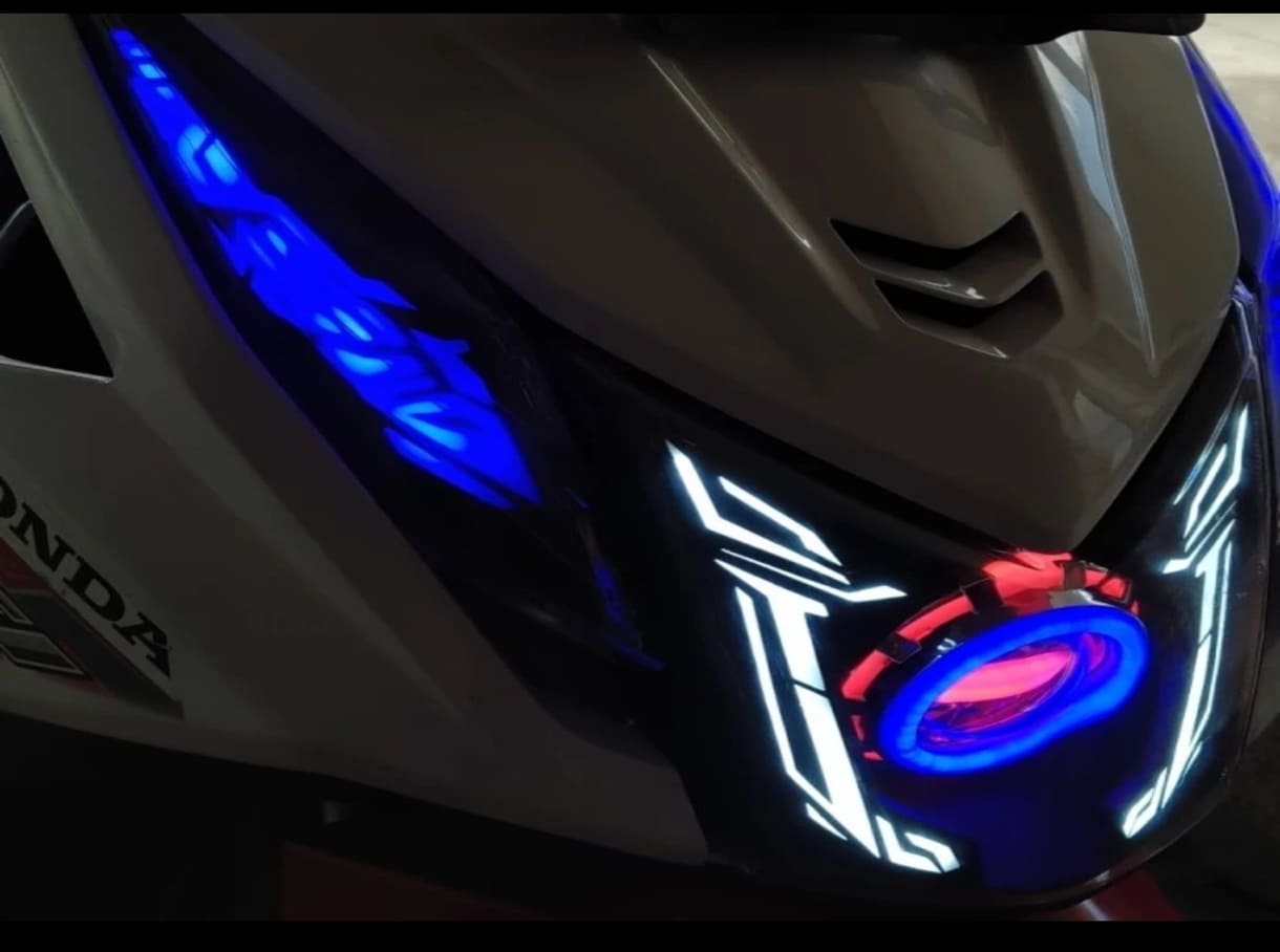Modifikasi Lampu LED Honda Beat 2014