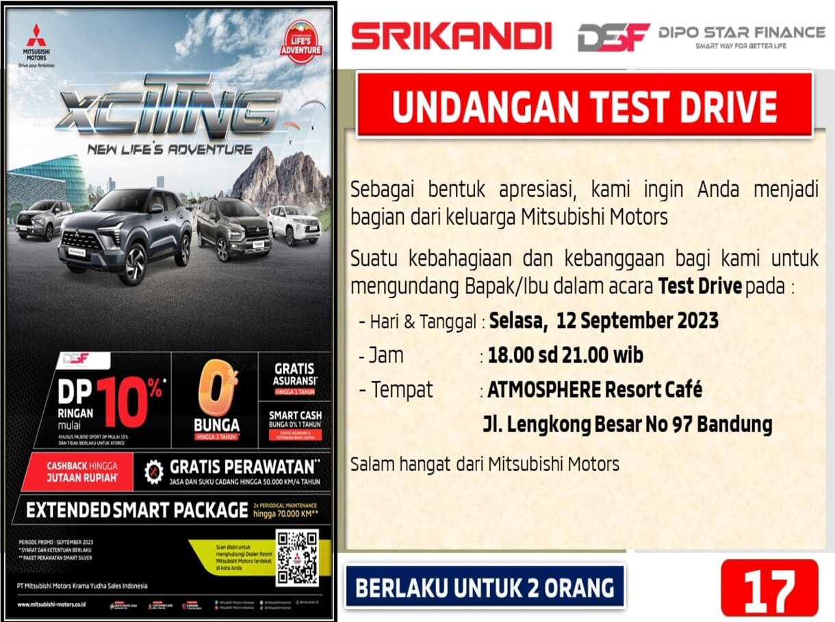 Test Drive Mitsubishi Bandung